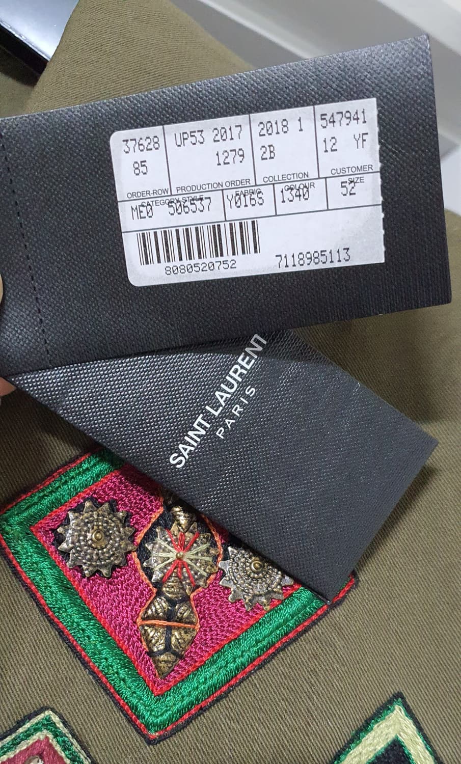 생로랑 풀오버 야상 52 상품이미지6