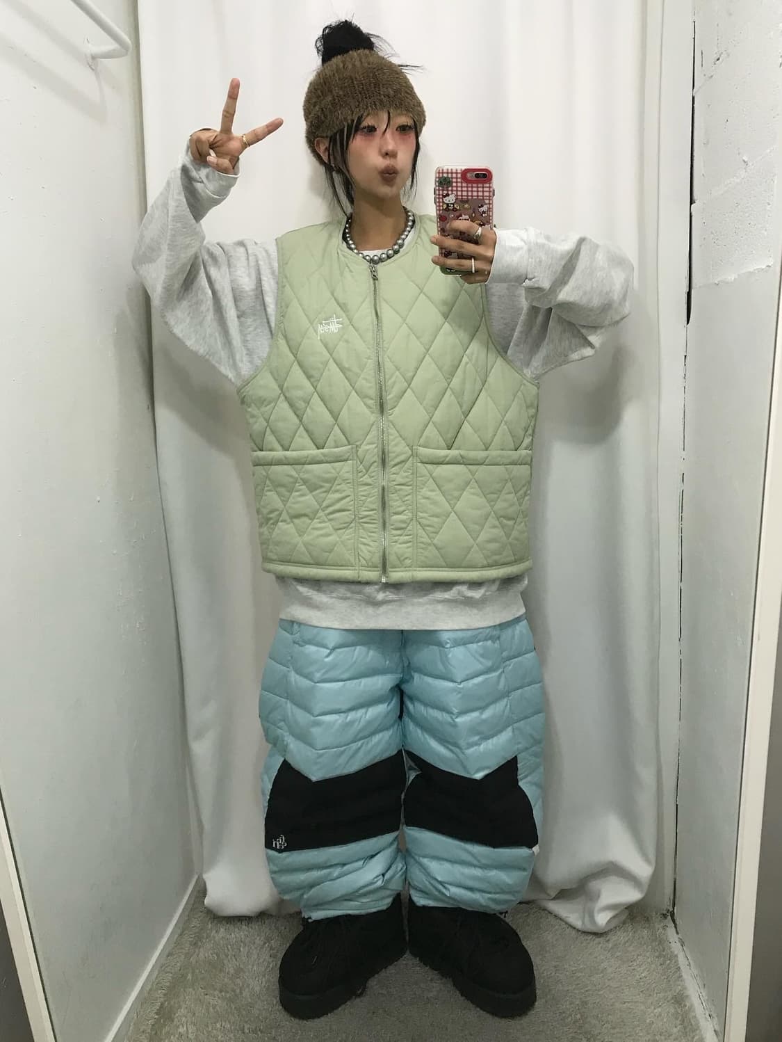 Stussy Diamond Quilted Vest 상품이미지4