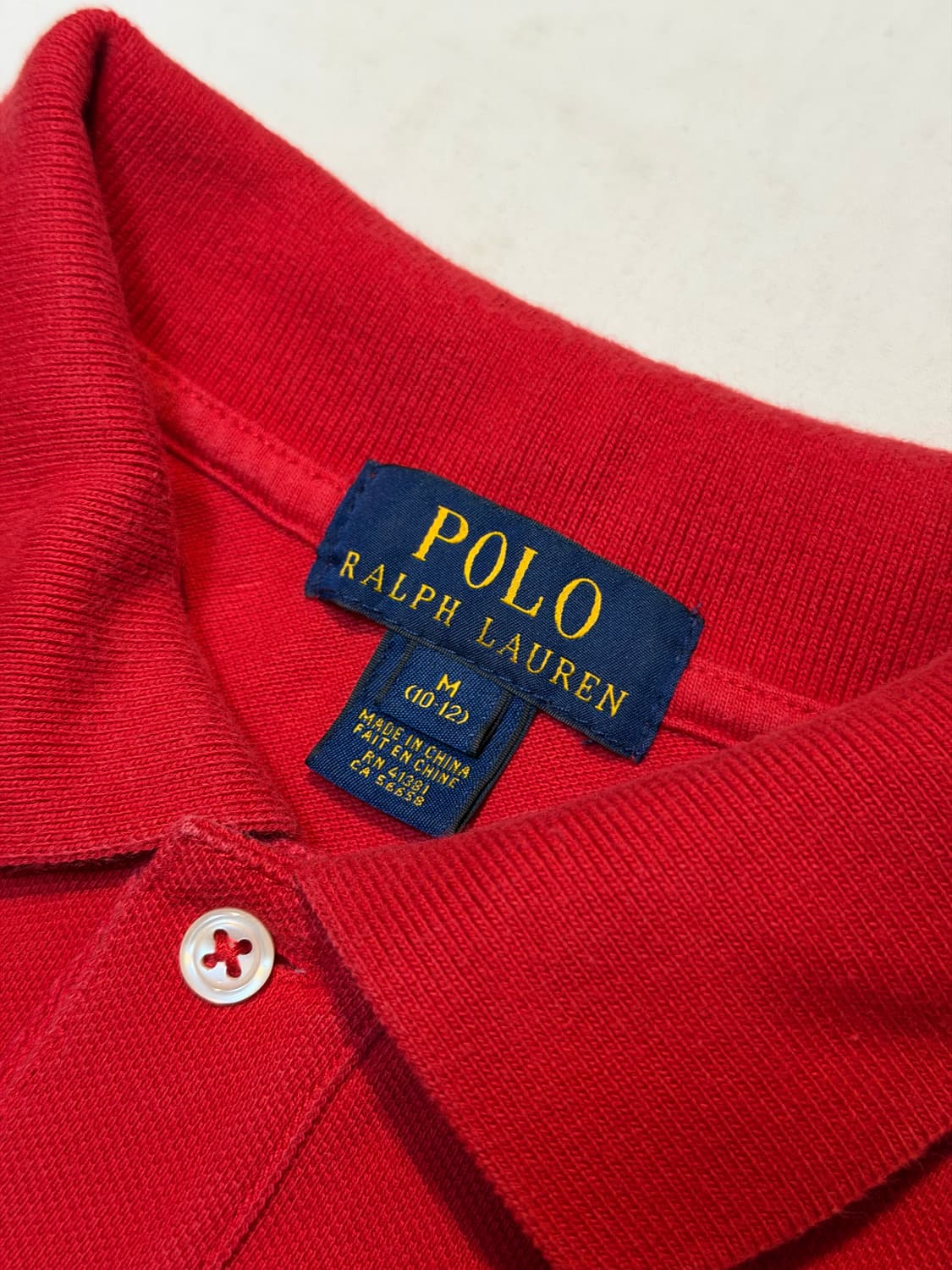 폴로 랄프로렌 빅포니 치프키프 포르투갈 카라티 레드 상품이미지4