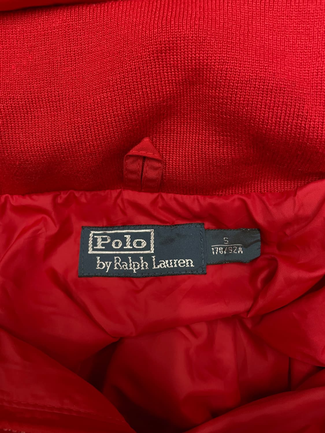 폴로 랄프로렌 레드 후드 집업 자켓 상품이미지4