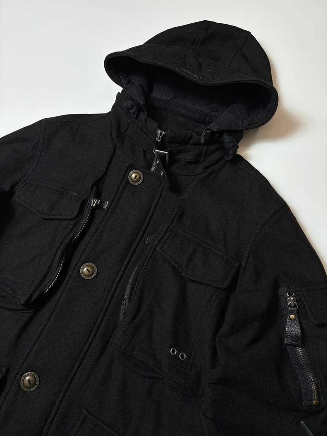 베르사체 00's 헤비코튼 유틸리티 N-2B 후디 자켓 PN8661 상품이미지2