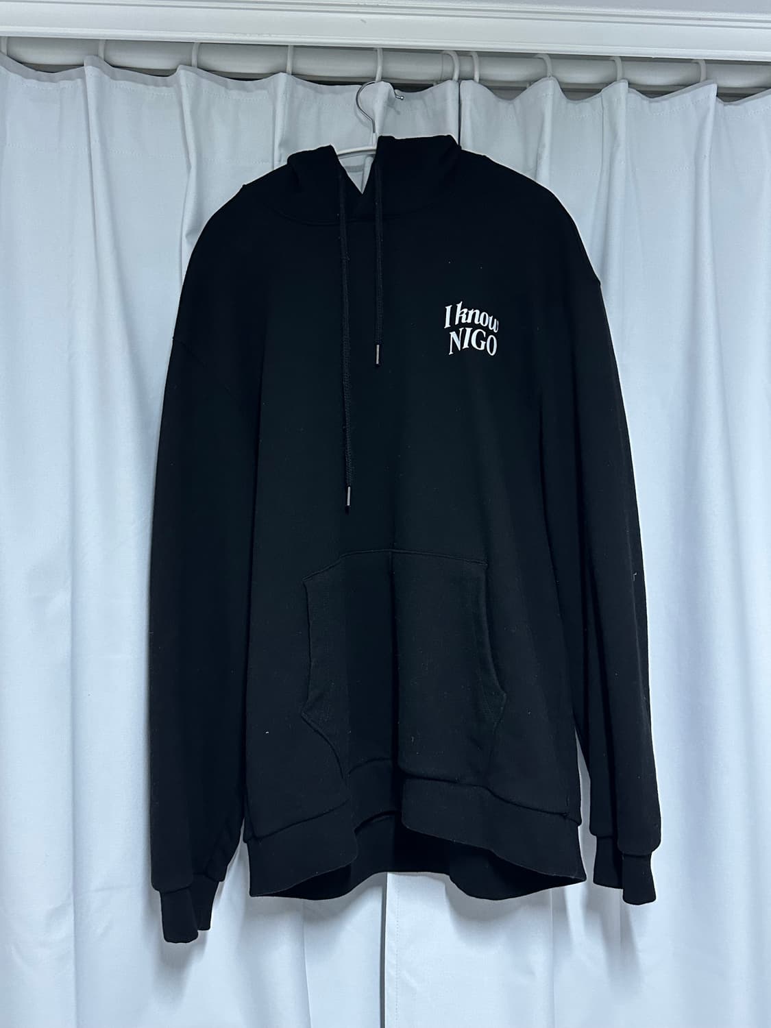 [L] I Know NIGO 후드 블랙 상품이미지3