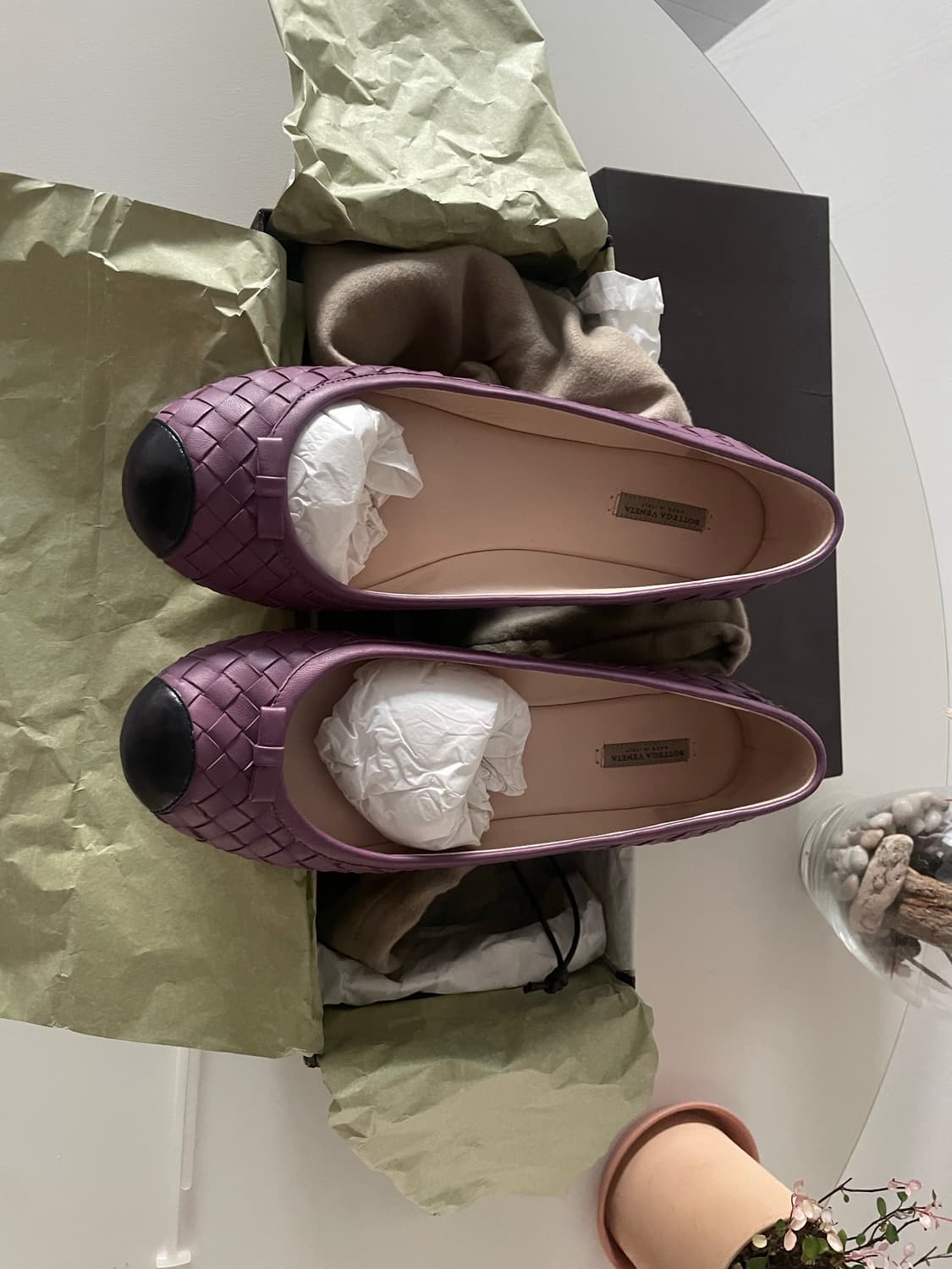 (풀셋) 보테가베네타 인트레치아토 위빙 플랫슈즈 38 상품이미지2