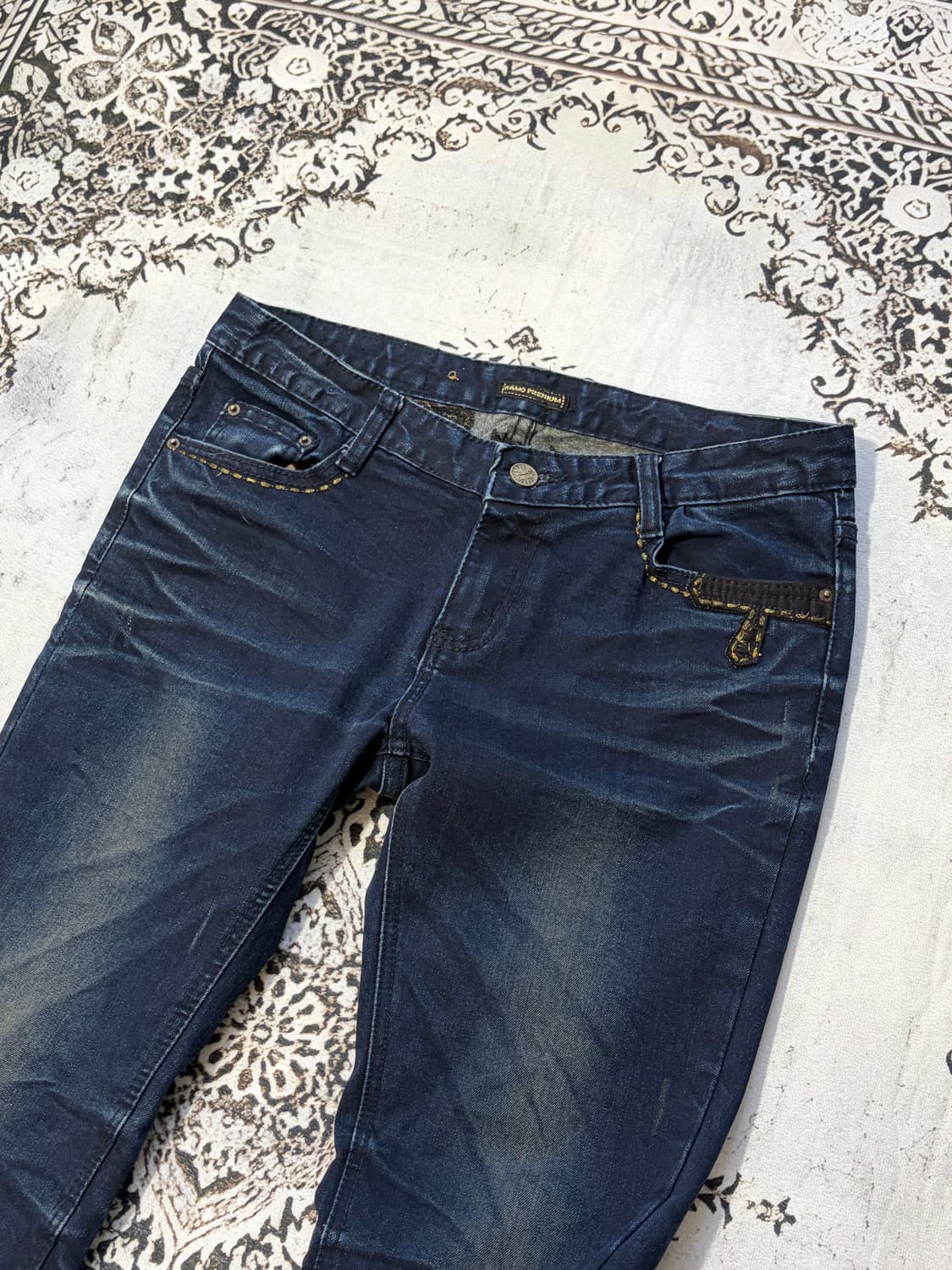 00's back cross lettering pants 상품이미지7