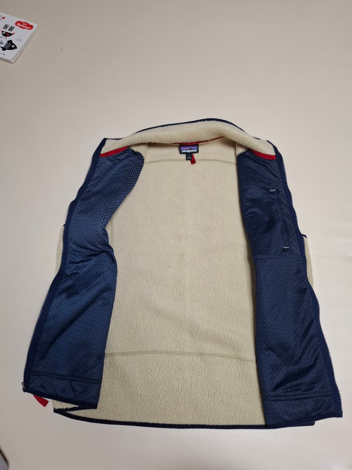 L 파타고니아 레트로 파일 베스트 아이보리 상품이미지4