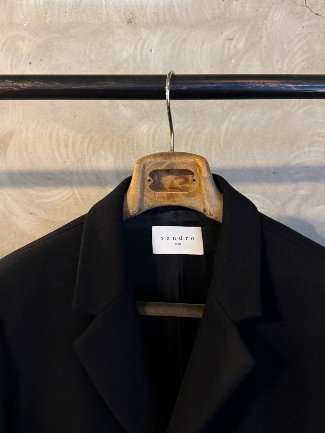 산드로 체스터필드 코트 슬림100 상품이미지3