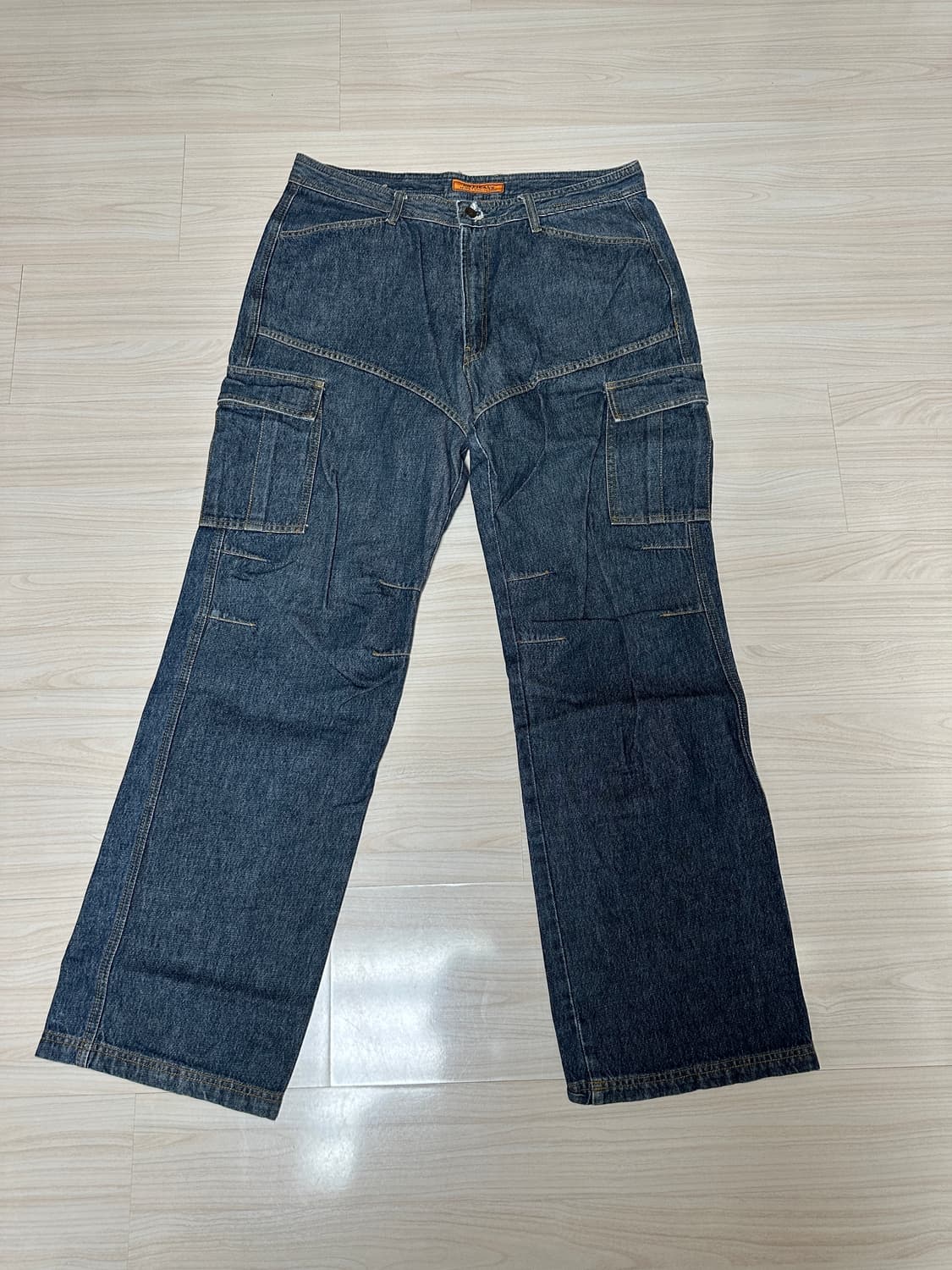 빈티지 카고 디스트로이드진 데님 상품이미지1