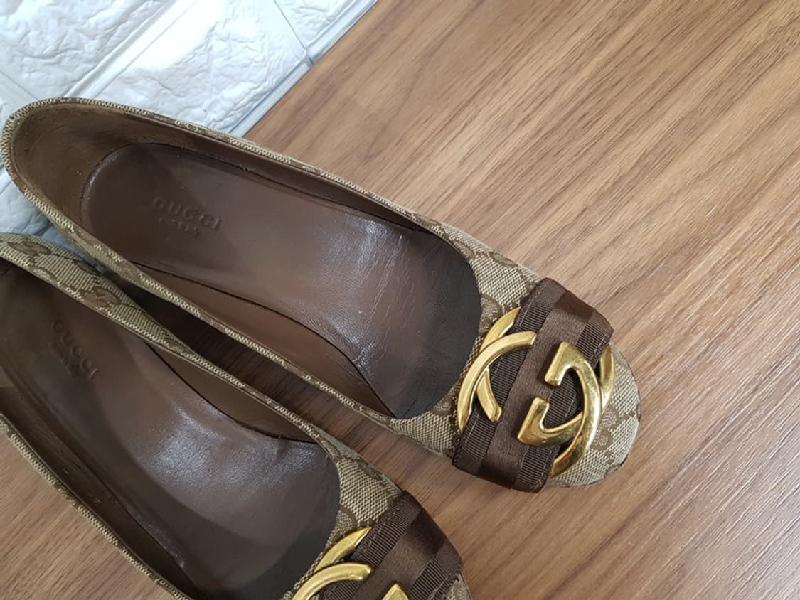 구찌 낮은굽 구두 230 (정품 247123) 통굽 상품이미지2