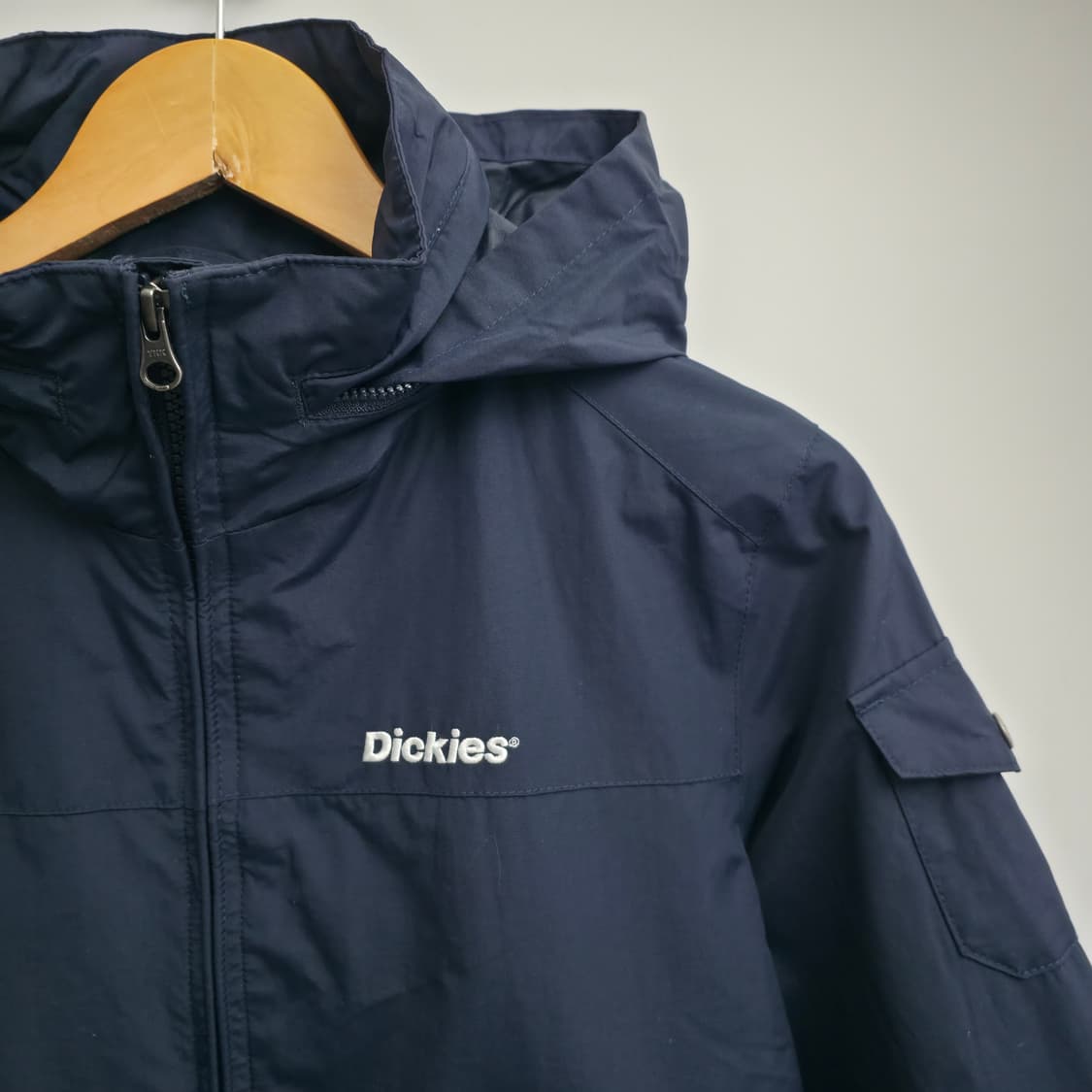 [L] 디키즈 네이비 후드 바람막이 자켓 상품이미지4