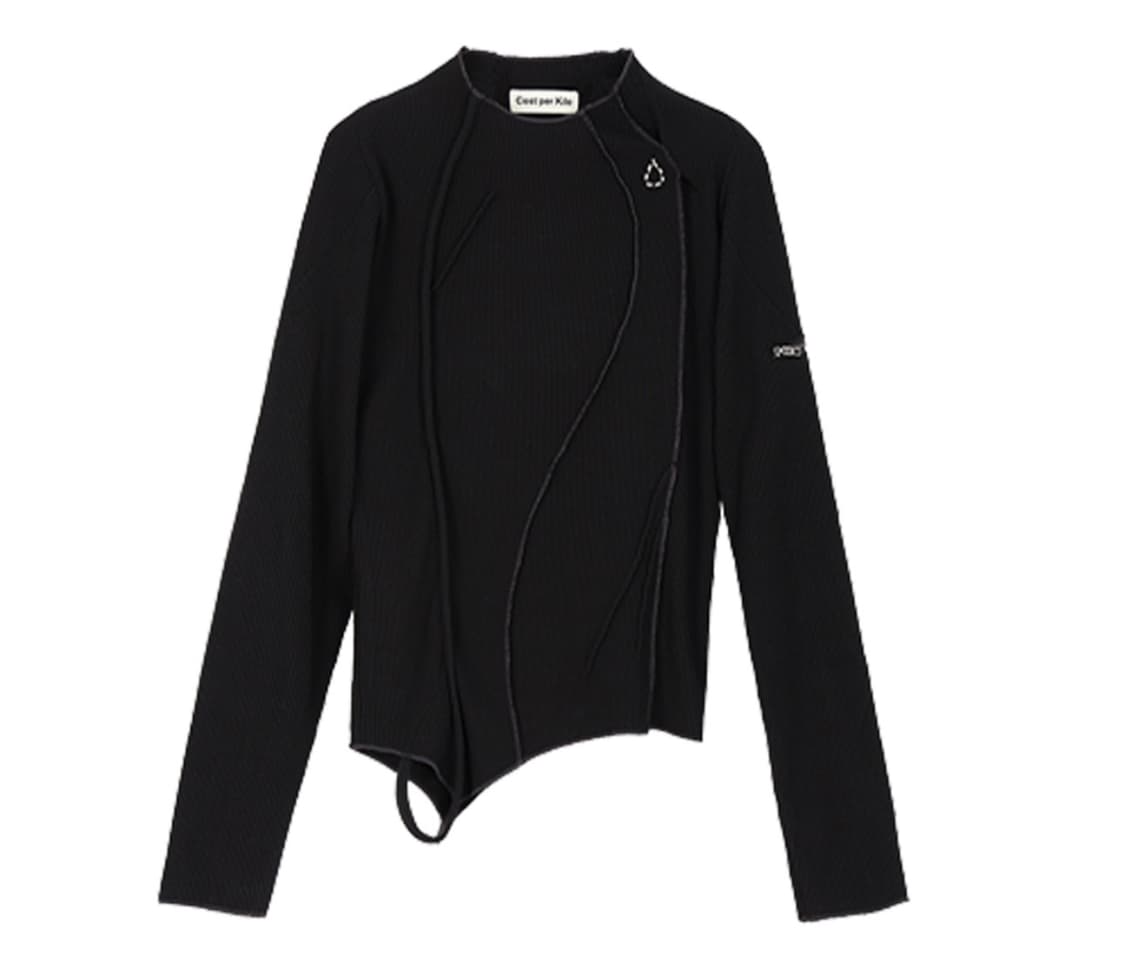 코스트퍼킬로 져지니트 블랙 L 상품이미지1