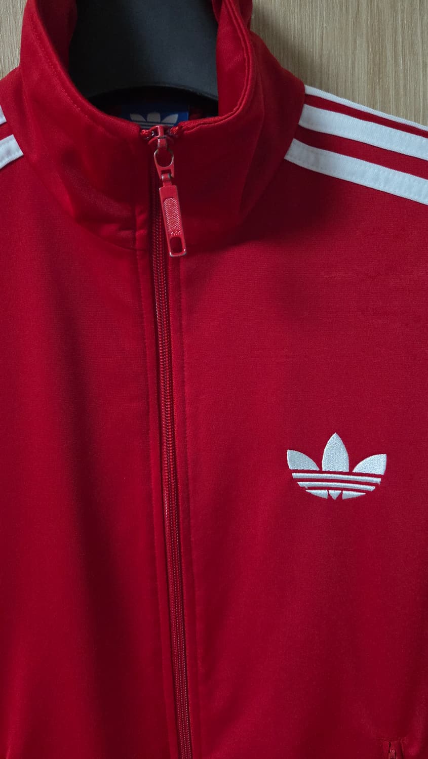 (착샷) 아디다스 파이어버드 져지 트랙탑 레드  상품이미지3