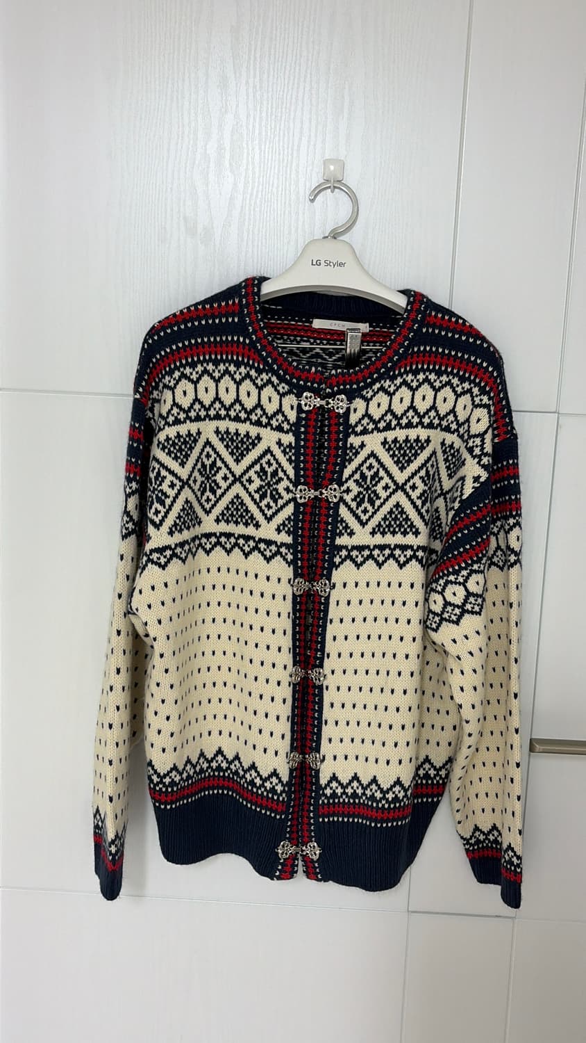 일본편집샵 노르딕 가디건 55-77 새상품  상품이미지4