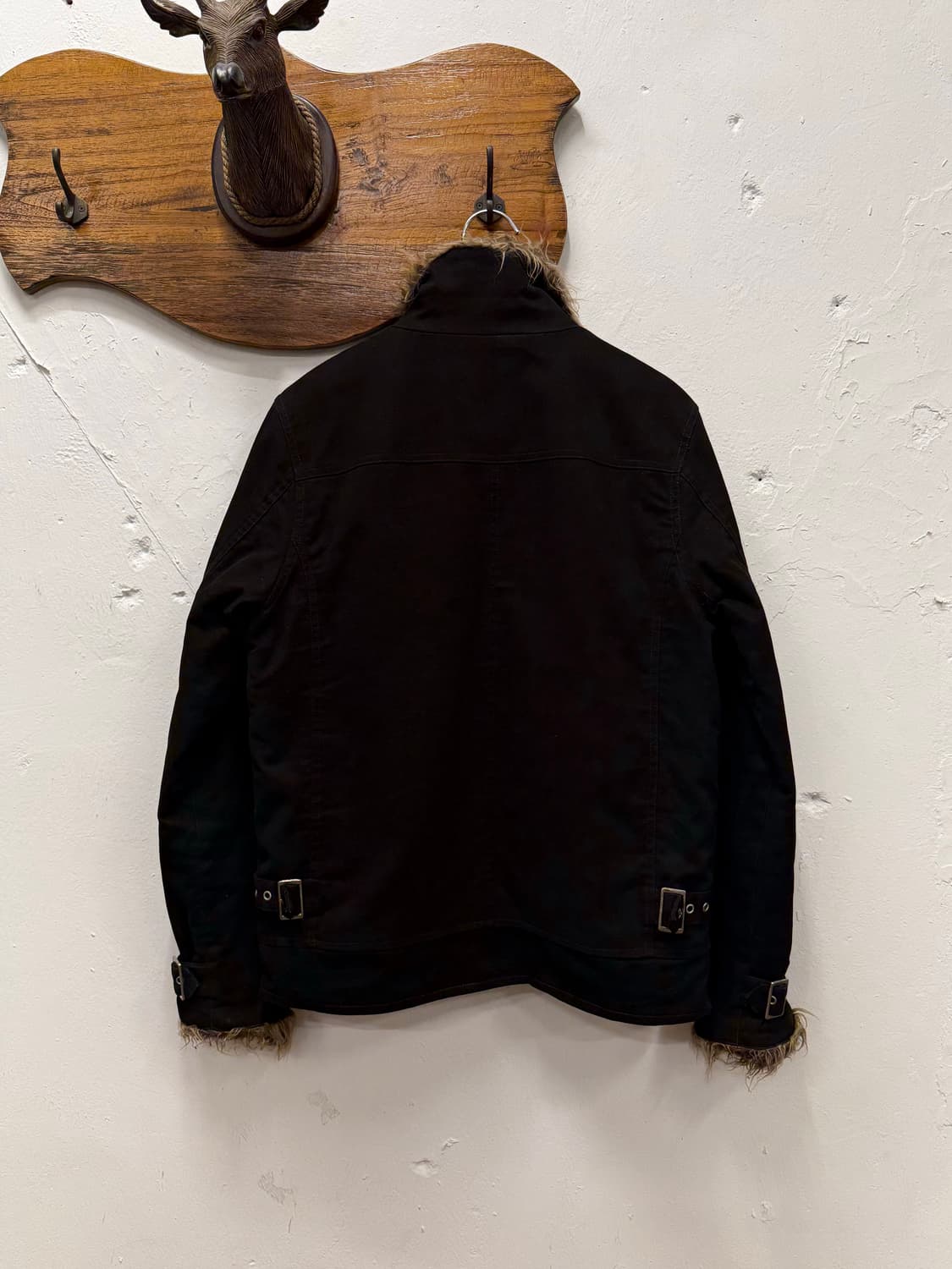 66) HARE Faux Fur Lined Zip Jacket 상품이미지4