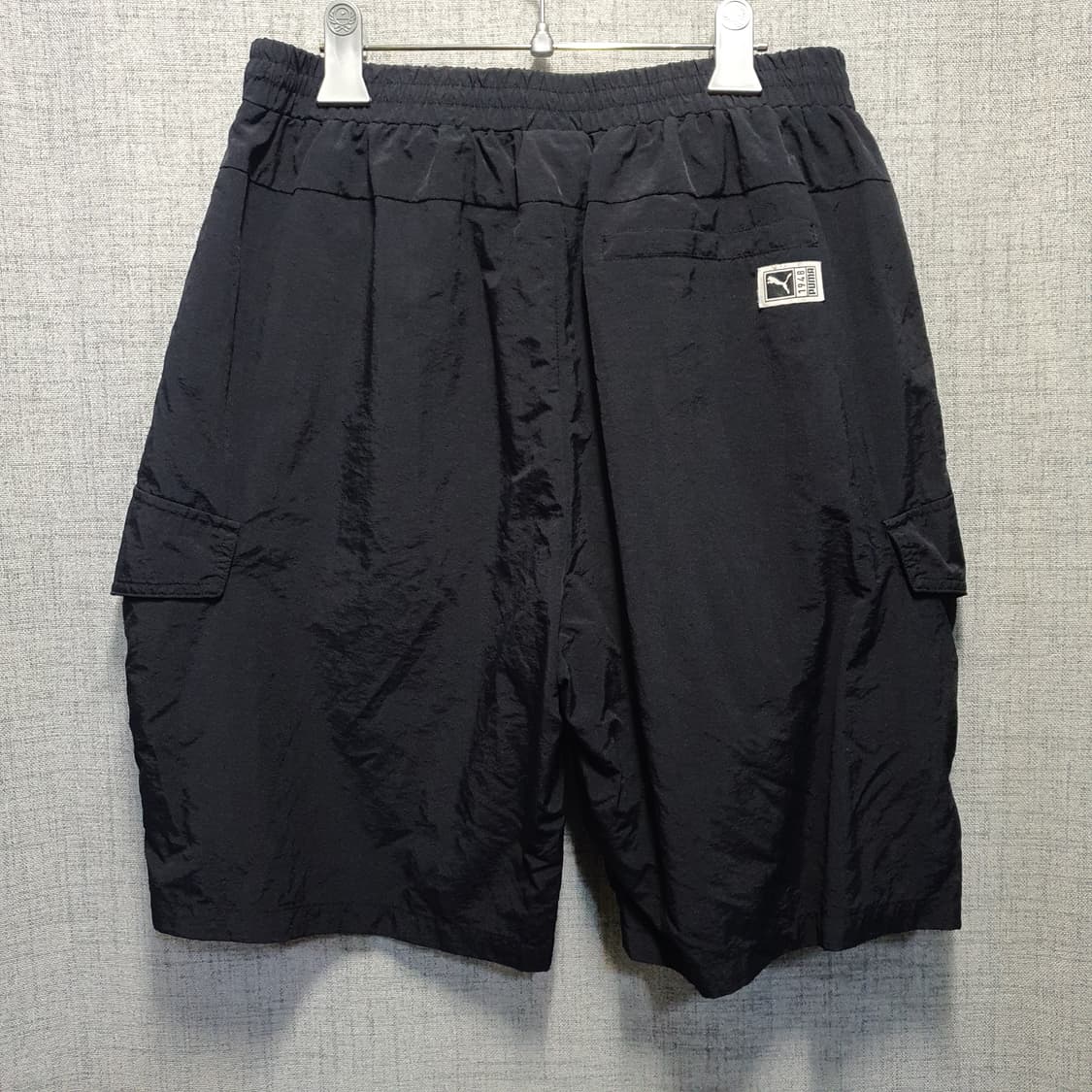 푸마 우븐 카고 반바지 블랙  상품이미지2