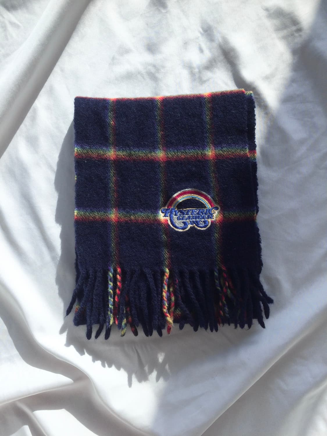 히스테릭 글래머 아카이브 스코틀랜드 램스울 레인보우 목도리 머플러 상품이미지2