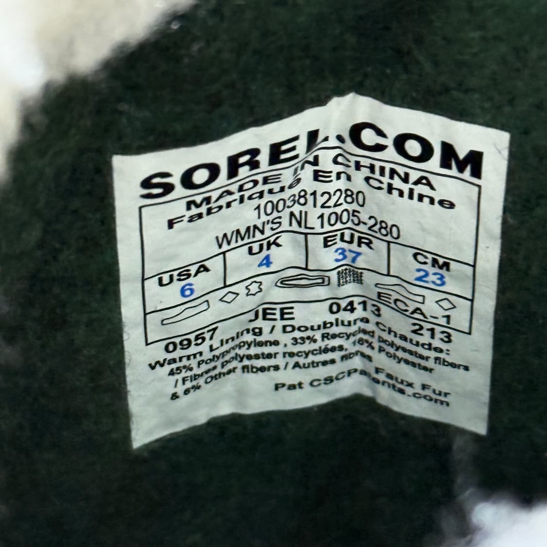 [정가 18만원] 소렐 방한 부츠 여성용 230 상품이미지8