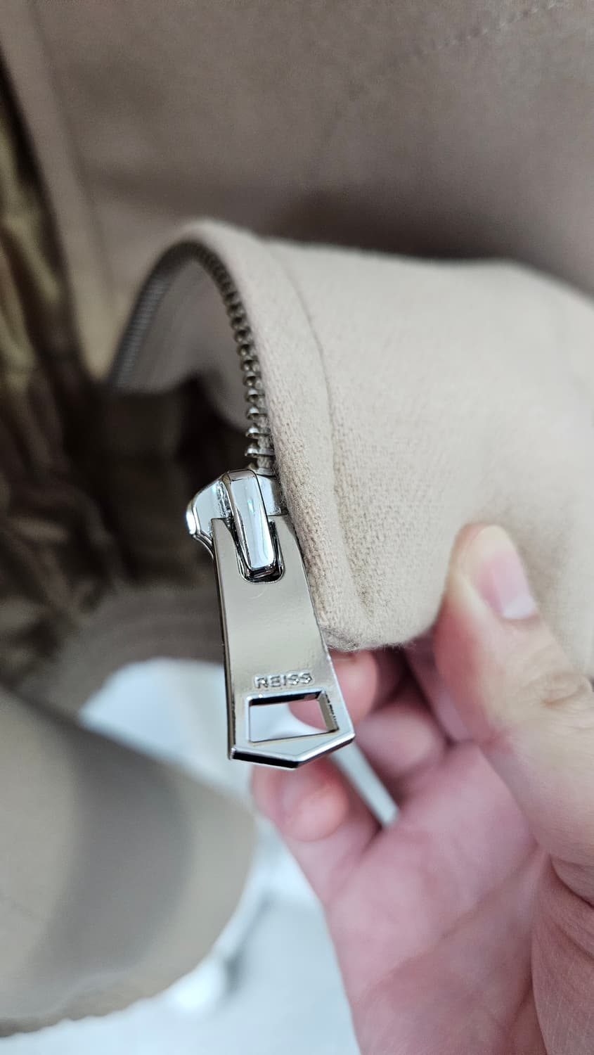 REISS 캐시미어혼방 블루종점퍼자켓 베이지 상품이미지5