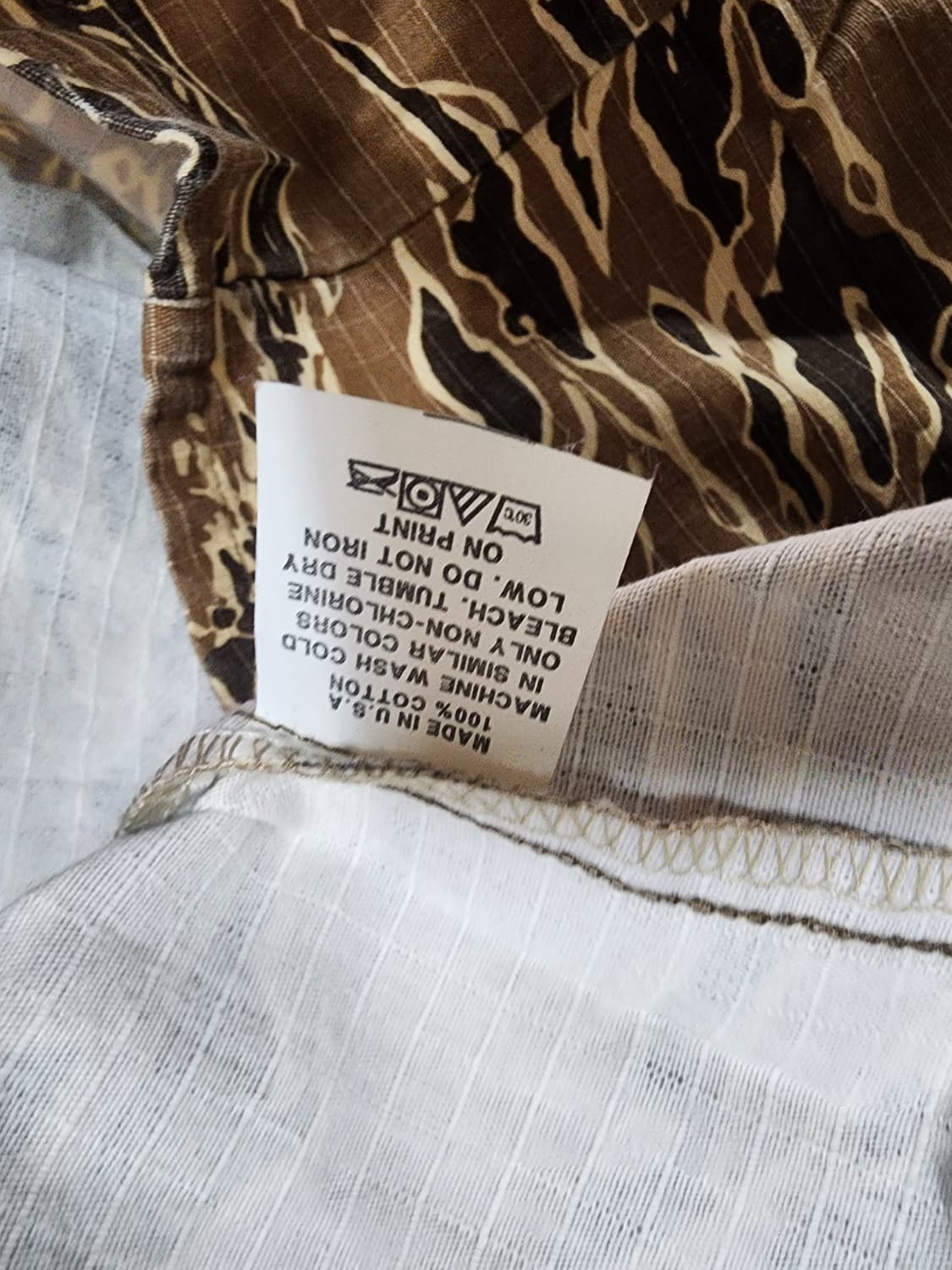 슈프림 타이거 카모 반팔 셔츠 상품이미지5