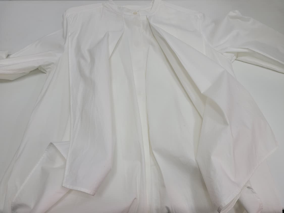 COS 코스 드레이프 코튼 셔츠 드레스 / 여 165-84A 화이트
 상품이미지5