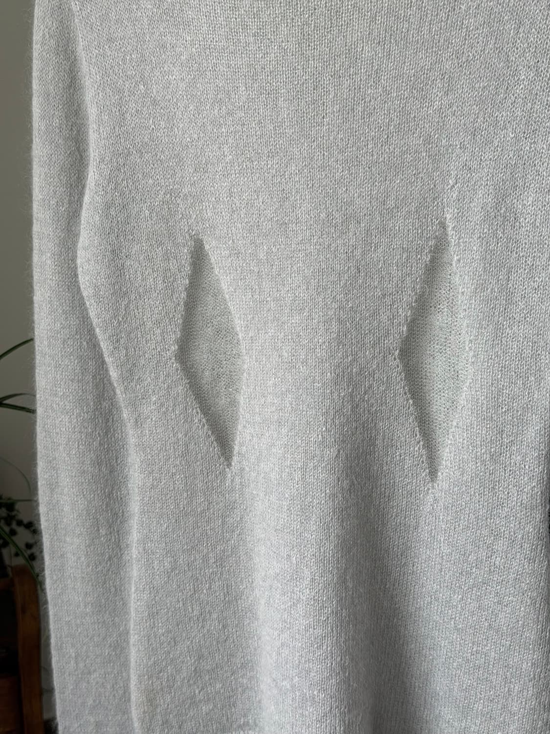 italian light grey mohair knit 상품이미지5