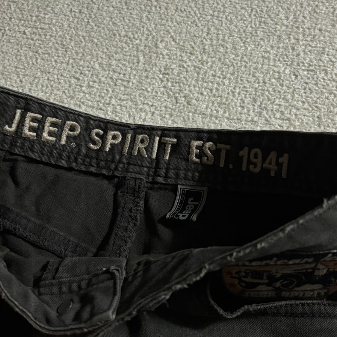 JEEP 지프 핀터깔 y2k 데님 숏팬츠 상품이미지5