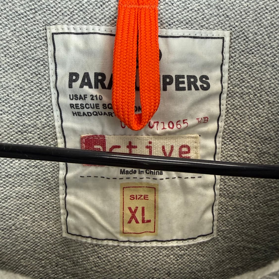 XL) 파라점퍼스 패치로고 맨투맨 그레이 상품이미지3