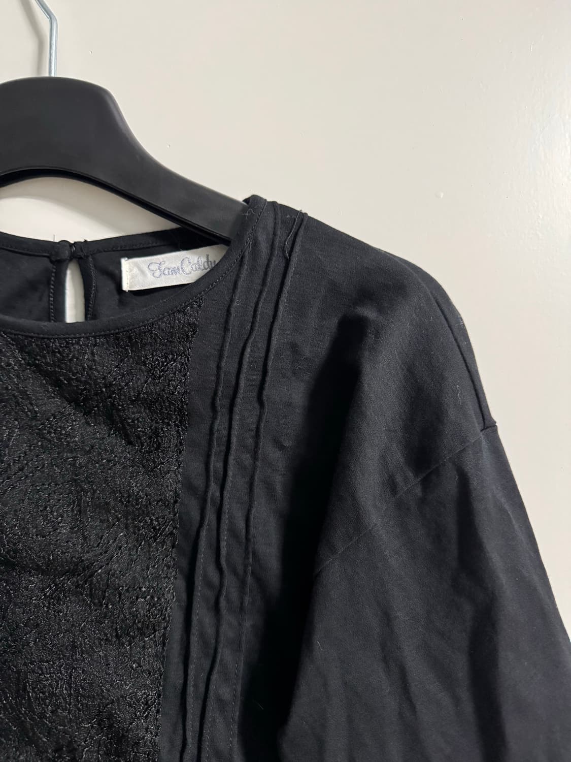 일본 빈티지 블랙 고딕 셔츠 블라우스 상품이미지3