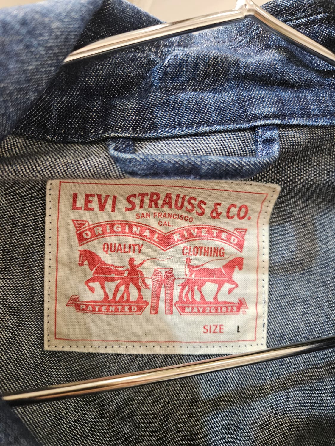 리바이스 데님 셔츠 자켓 상품이미지3