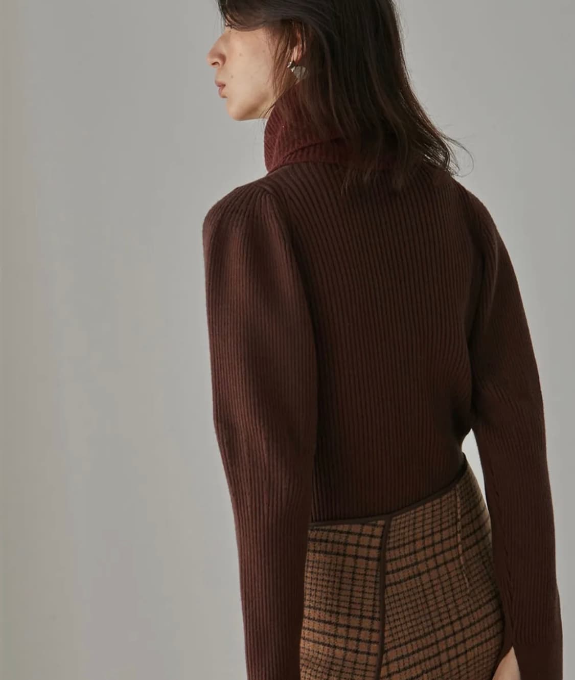 아위ahwe 크림 볼륨 가디건 (브라운) 상품이미지3