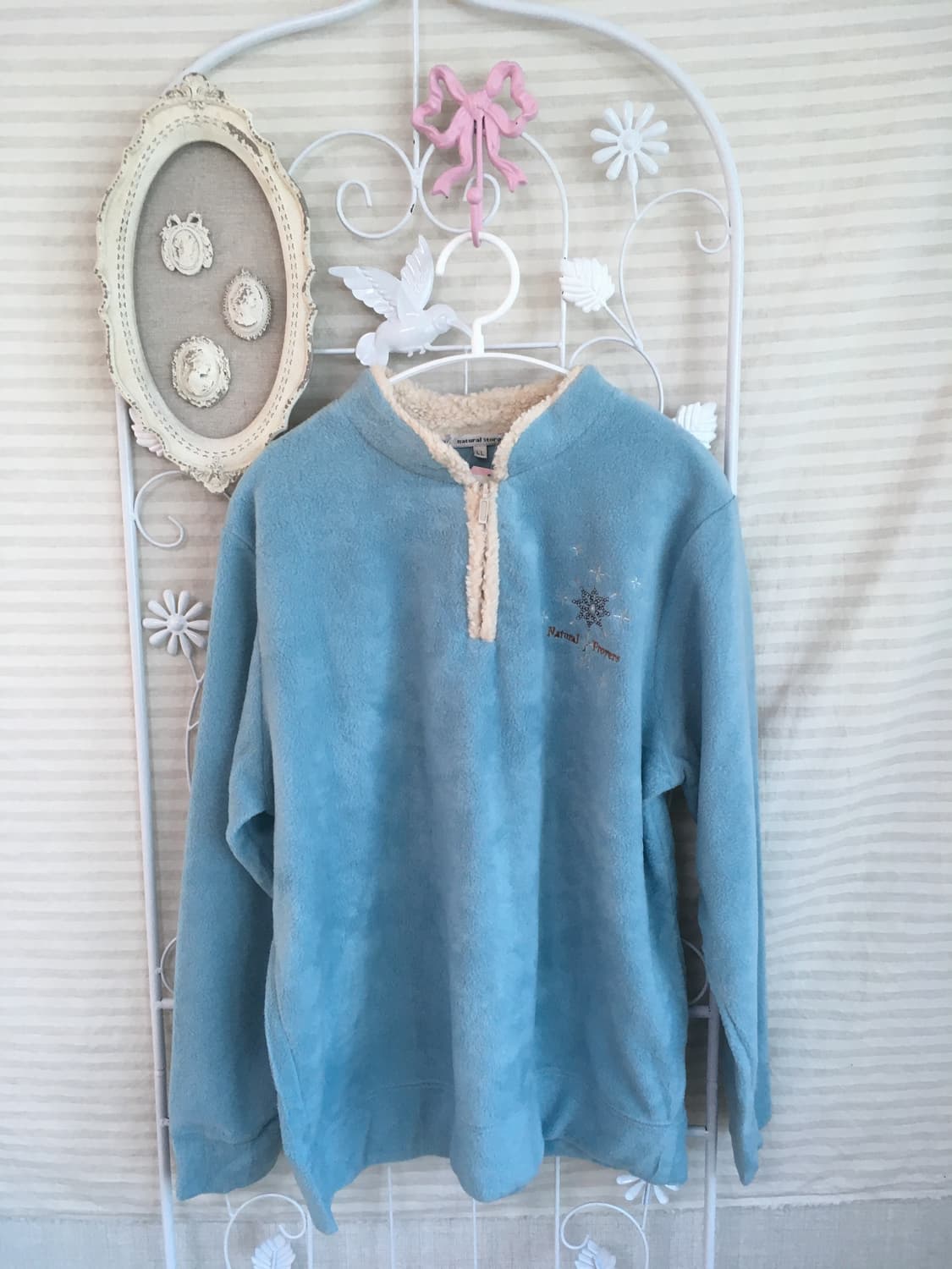 jpn vintage 민트 후리스 반집업 상품이미지7