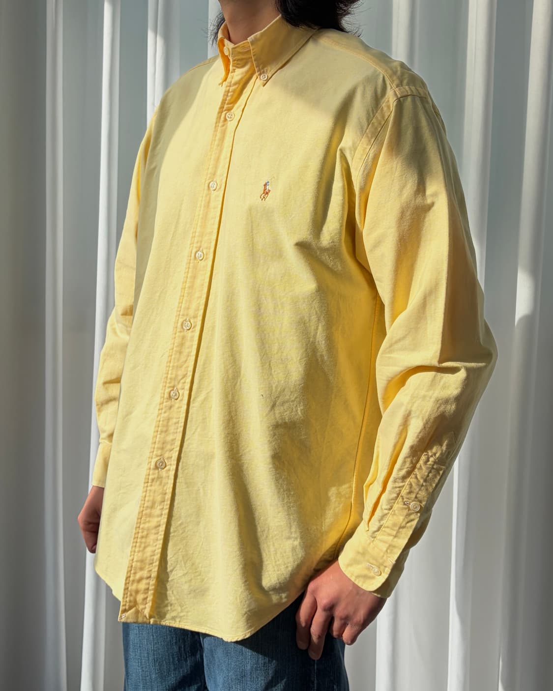 [L]폴로 랄프로렌 옐로우 옥스포드 셔츠 상품이미지1