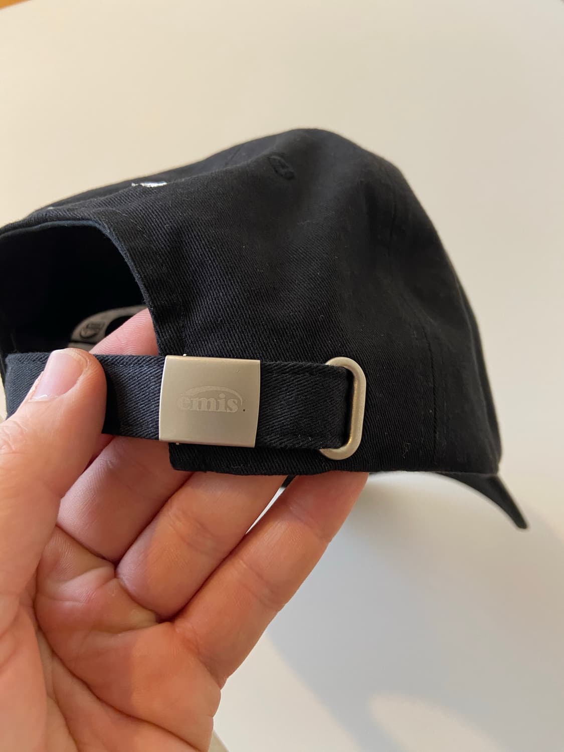 emis  아플리케 블랙 볼캡 상품이미지3