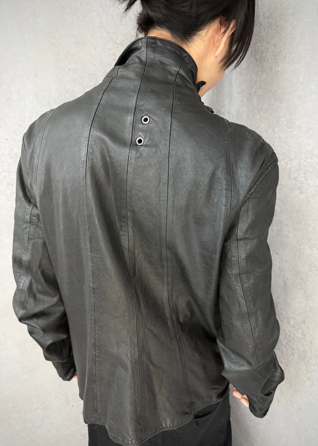 artisanal lamb leather jacket 상품이미지4