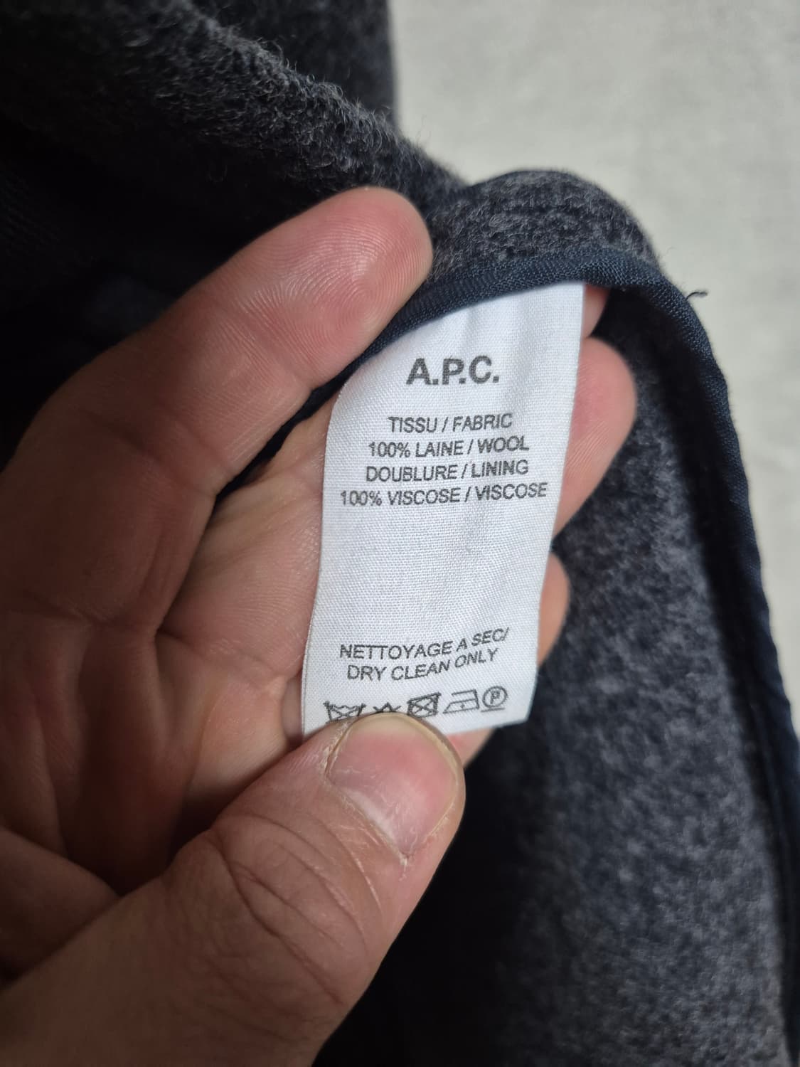 아페쎄  울 코트 상품이미지4