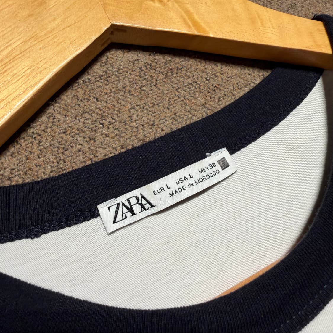 ZARA 자라 반팔 링거티 XL 상품이미지3