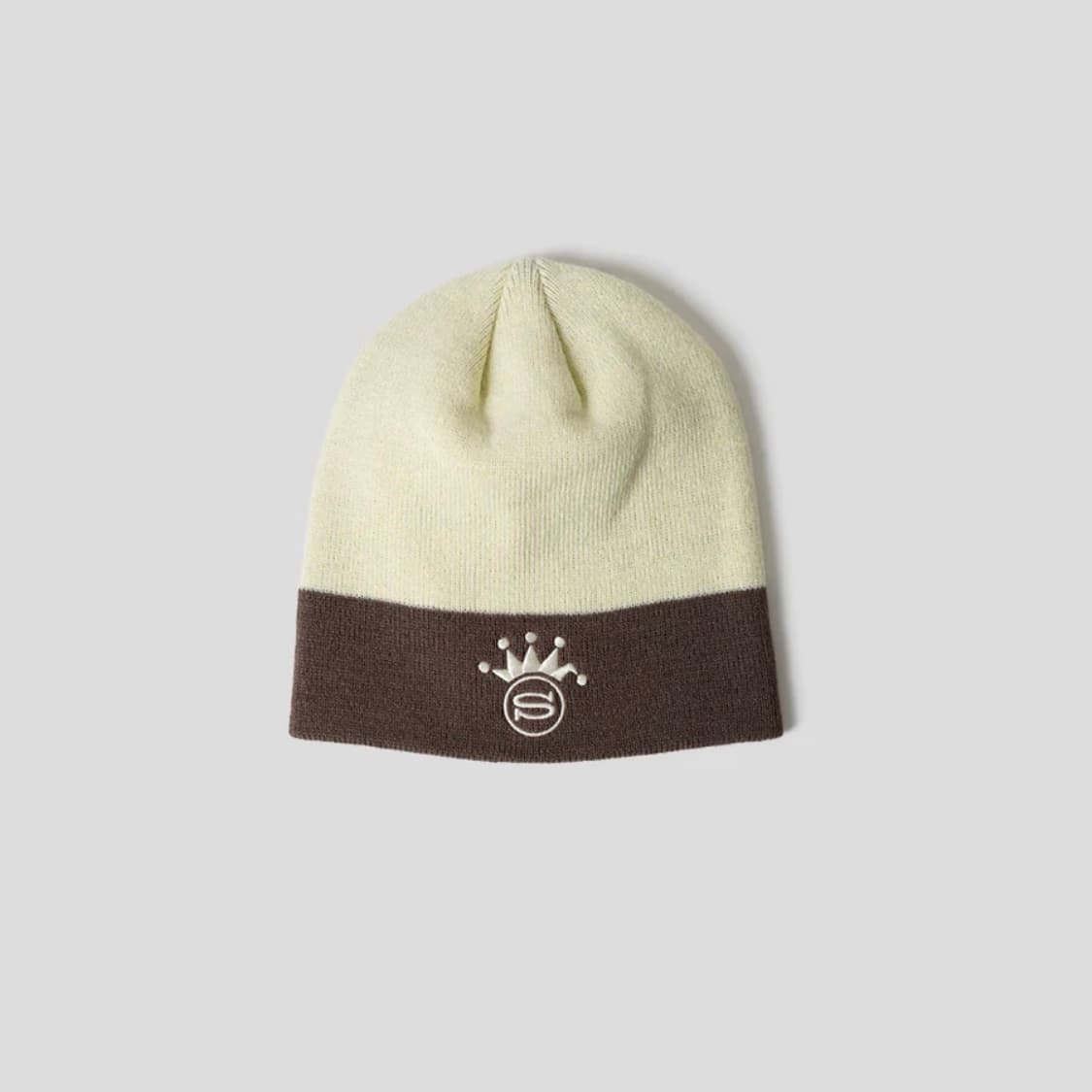 Stussy S Crown Jacquard Beanie Brown 상품이미지1