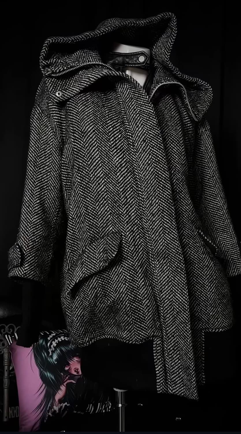 SLY 빈티지 하이넥 투웨이 코트 상품이미지1