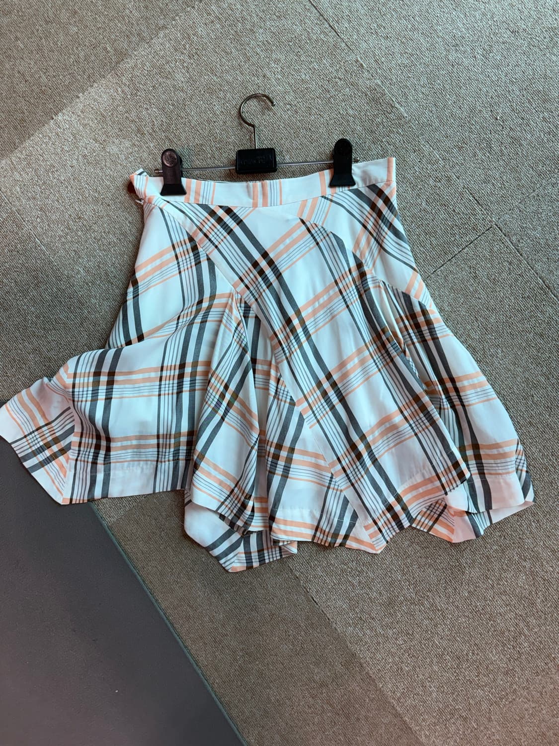 Vivianne westwood  체크패턴 레이온스커트  상품이미지6