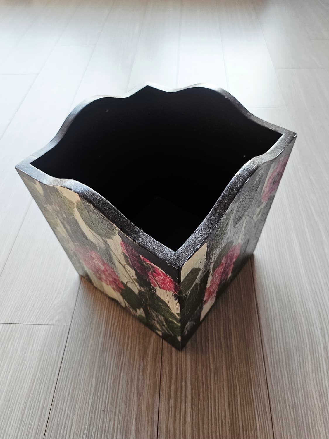 수제 공방 핸드메이드 플라워 드라이기통 냅킨아트드라이기통 상품이미지5