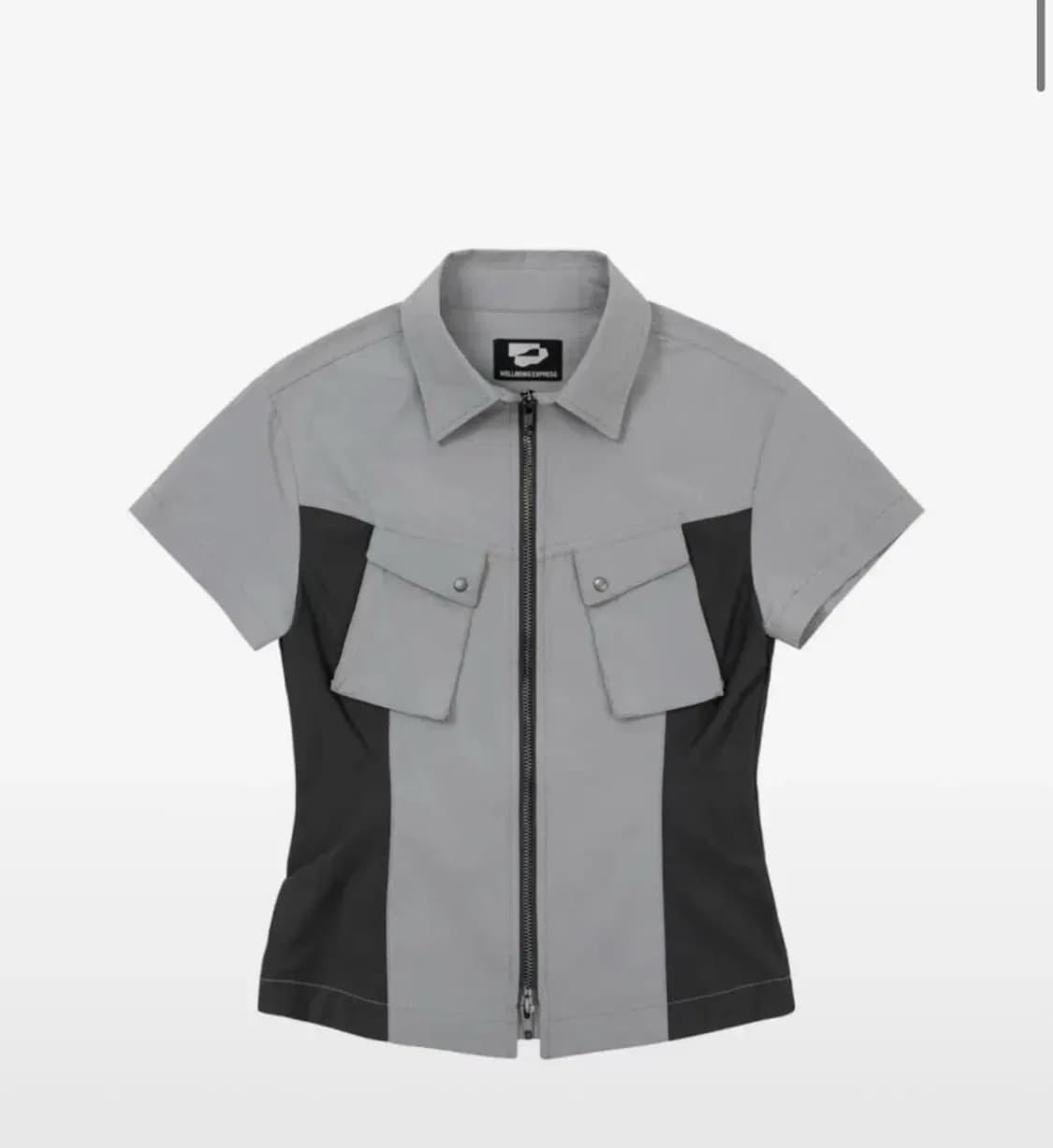 웰빙익스프레스 Panelled Zip Up Shirt Gr 상품이미지3
