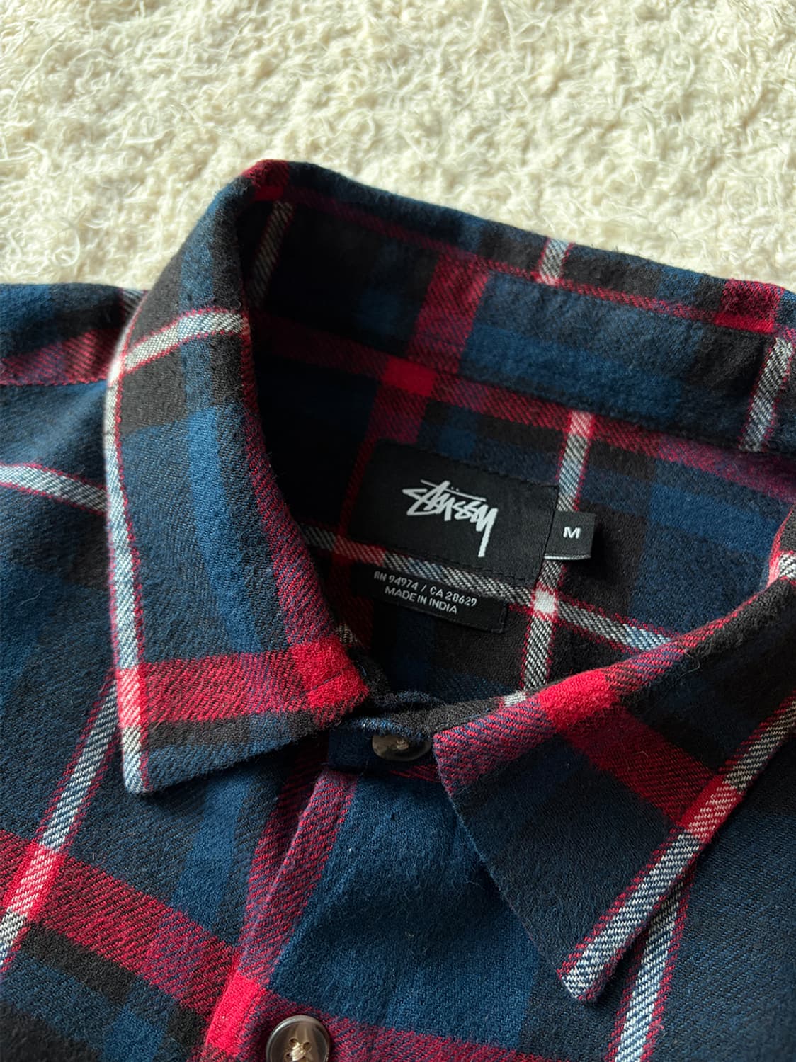 스투시 체크 셔츠 상품이미지5