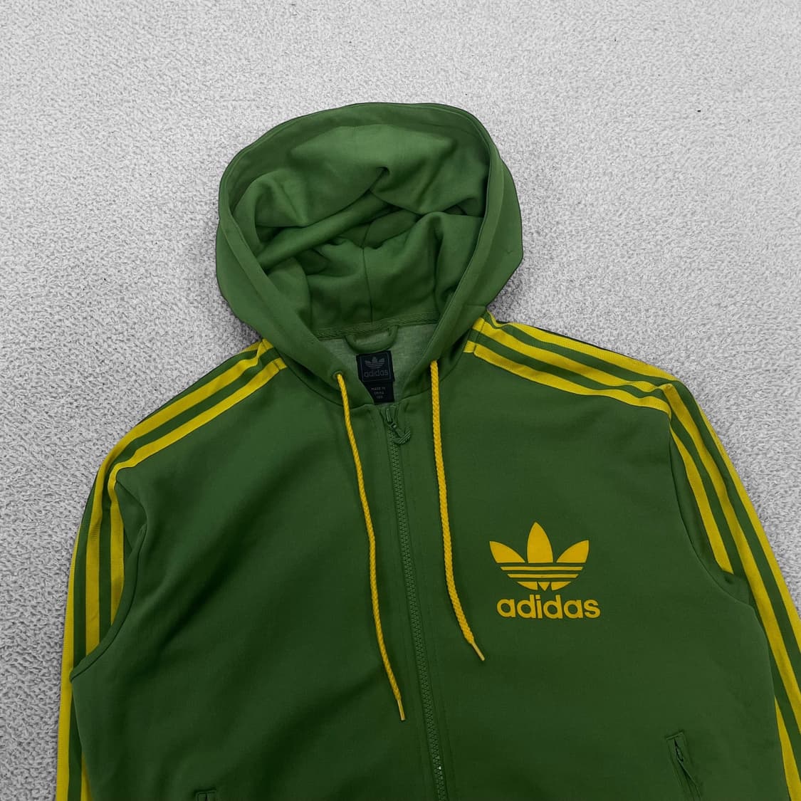 아디다스 후드플락 트랙 후드집업 녹차 말차 상품이미지3