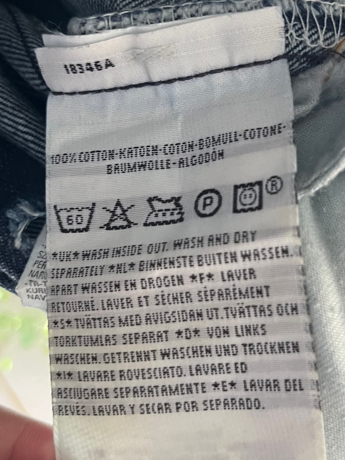 [유럽산/UK] 리바이스 오리지널 501 진청 데님 팬츠 (Levi's  상품이미지3