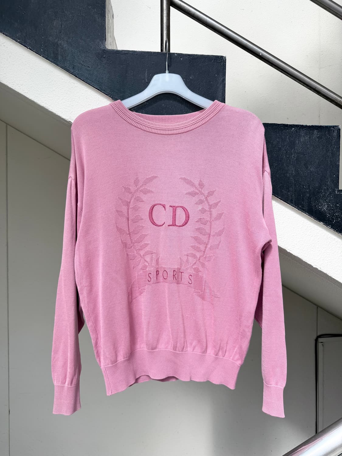 90s Christian Dior Sports CD cotton knit 상품이미지1
