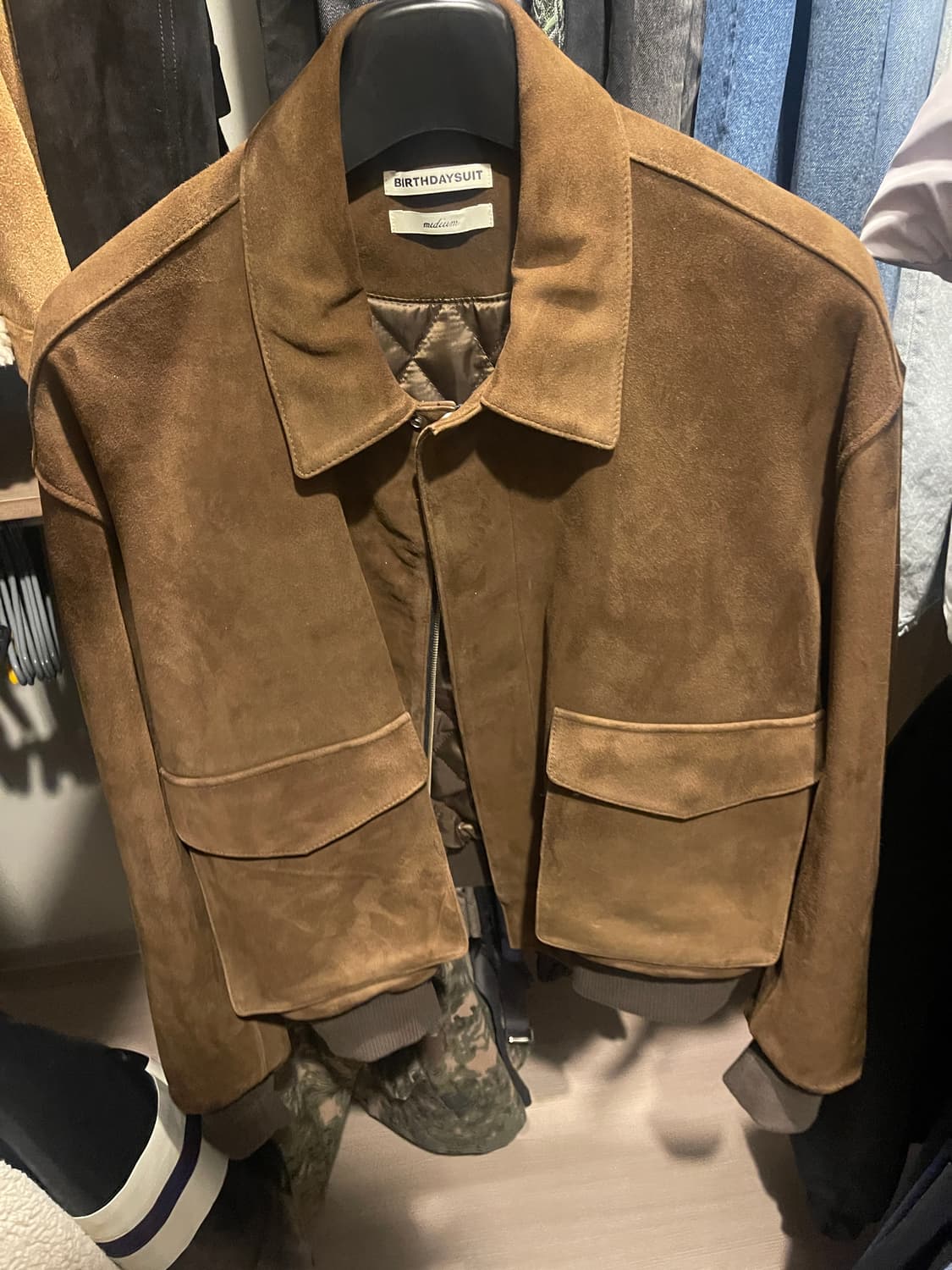 벌스데이수트 고트스킨 a-2 자켓 상품이미지2