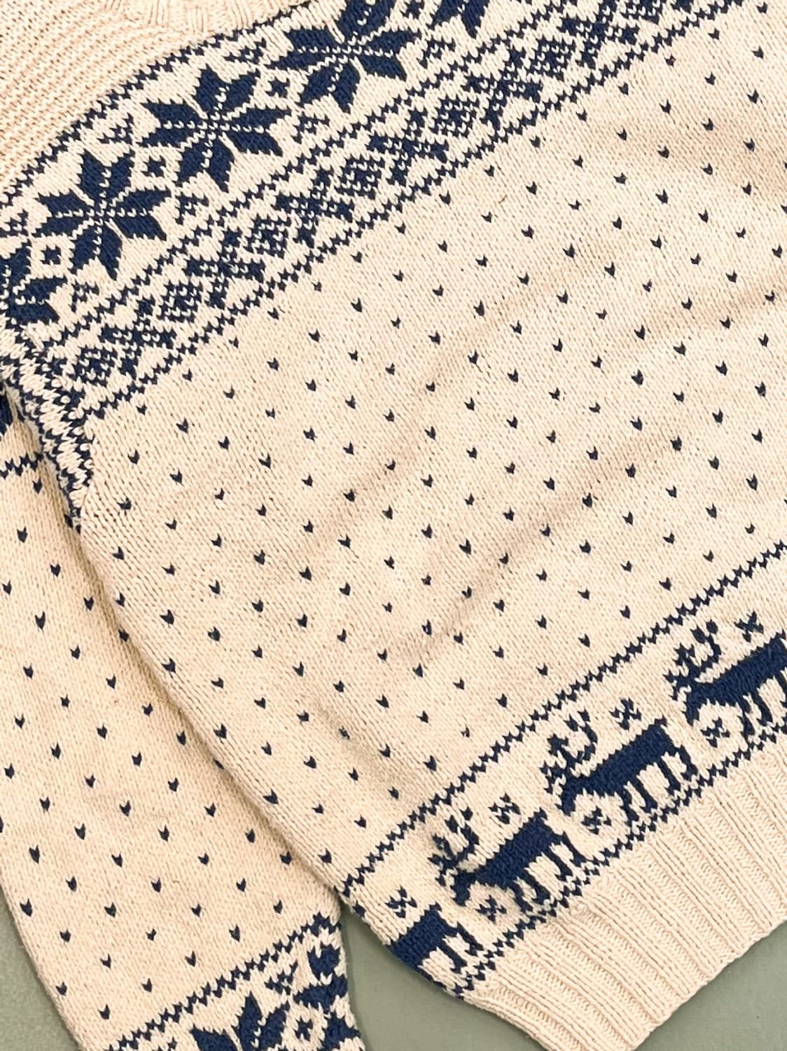 폴로 랄프로렌 노르딕 스노우 플레이크 스웨터 상품이미지5