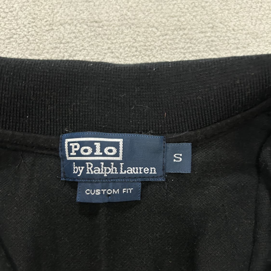 폴로 랄프로렌 블랙 반팔 카라티 빅포니 s 상품이미지2