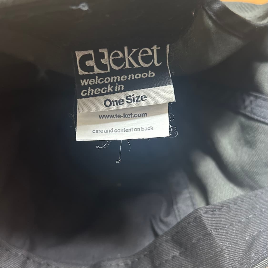 테켓 차콜 모자 볼캡 상품이미지2