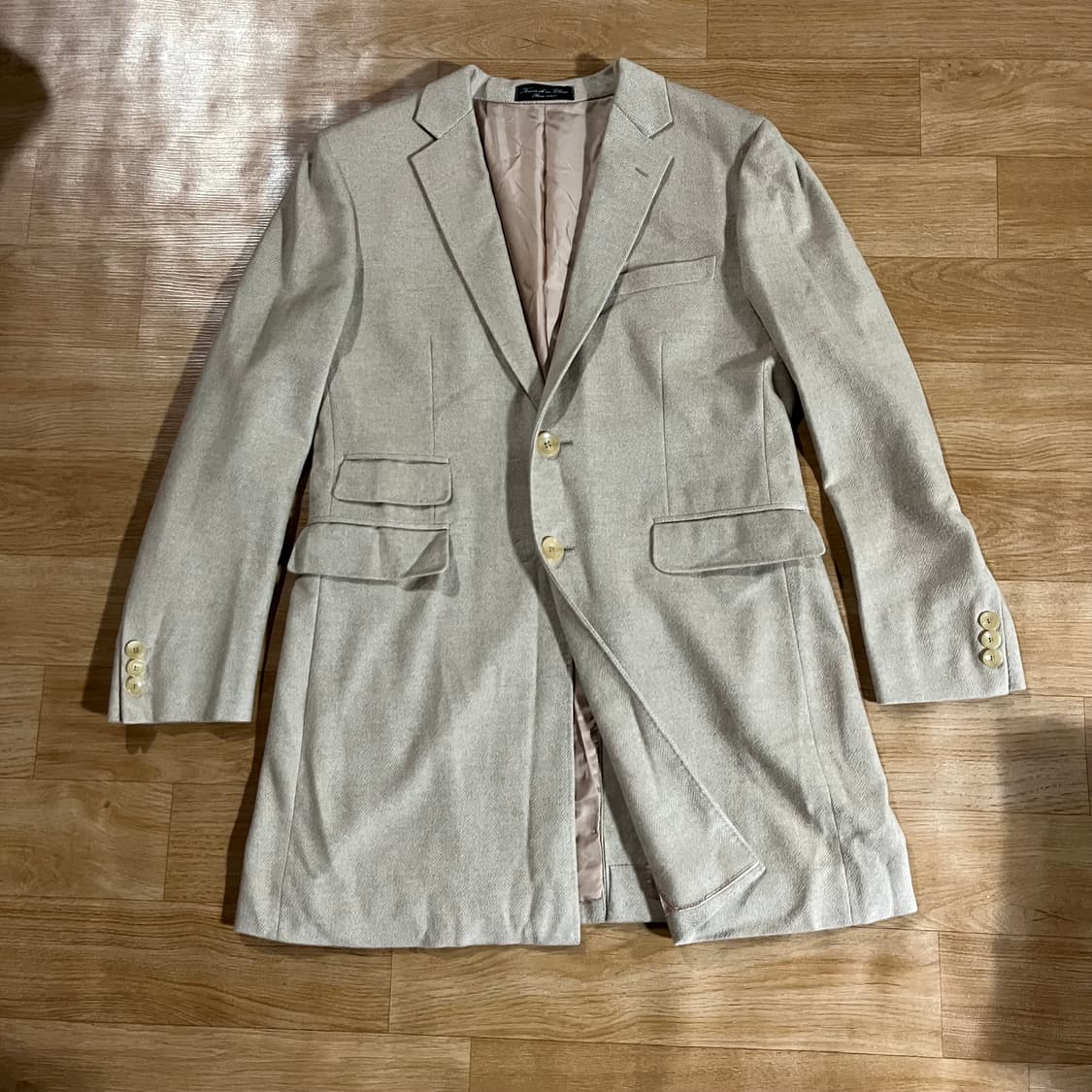 [105] 바톤 권오수 제냐 헤링본 캐시미어100 코트 상품이미지1