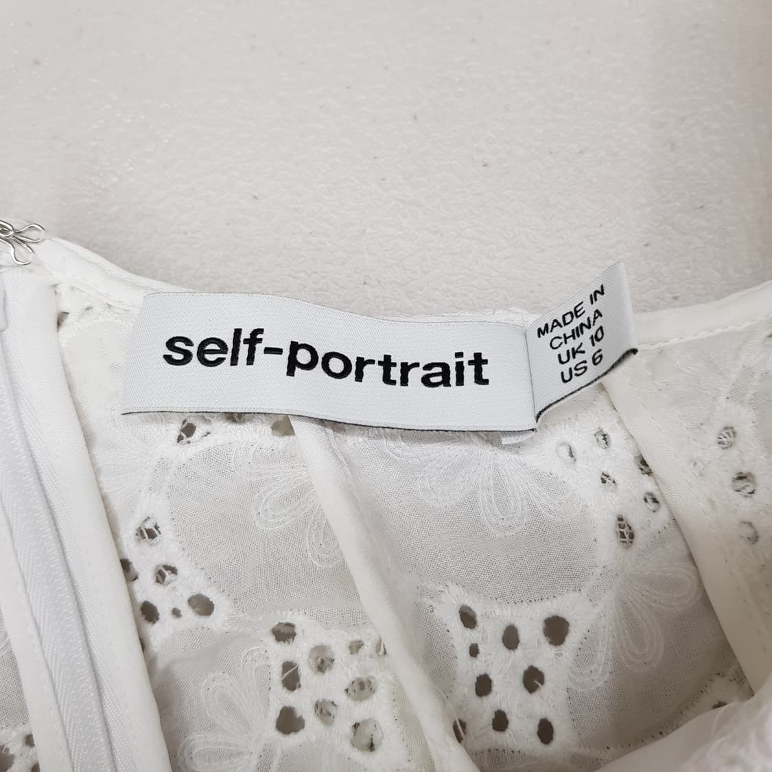 셀프포트레이트 레이스 브로더리 앙글레즈 블라우스 6사이즈 상품이미지6